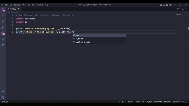 Get the OS name, platform, and release information in python. #coding #coder #newvideo #trending смотреть онлайн