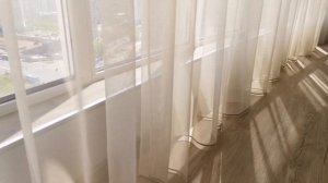 Тюль - решение для панорамных окон(балкона)