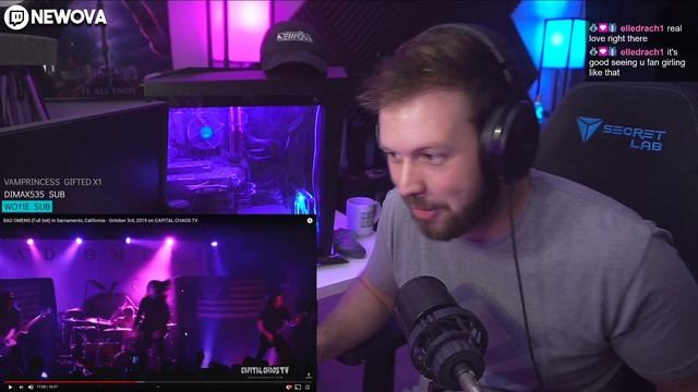 Newova REACTS to “BAD OMENS LIVE PERFORMANCES” !! смотреть онлайн