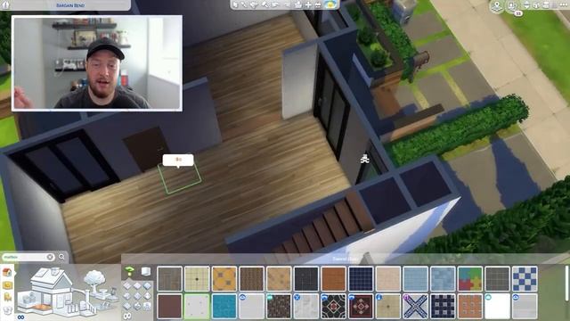 SPLIT LOT BUILD - The Sims 4 - Speed Build смотреть онлайн