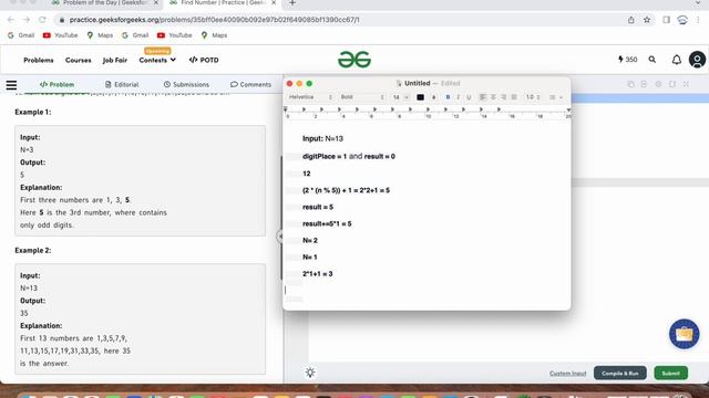 Find Number | GFG | POTD | 29th April 2023 | Base-5 number System | Java | C++ | Problem Of The Da смотреть онлайн