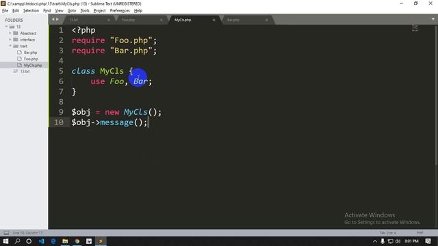 OOP to Laravel# 17 PHP Trait In Bangla смотреть онлайн