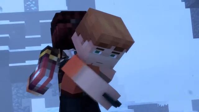 ЭПИЧНАЯ БИТВА MINECRAFT SKY WARS! Анимация смотреть онлайн