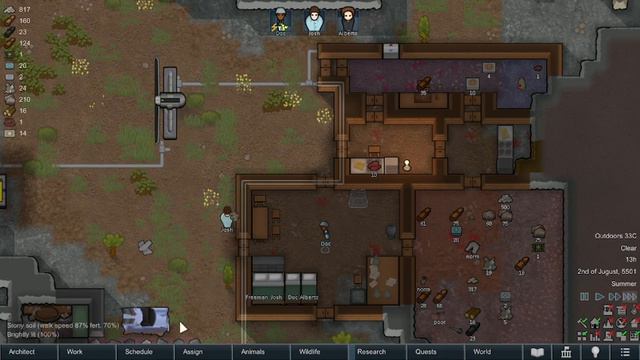 "Hunting with a Fresh Face" - First Experiences with the Biotech DLC in Rimworld - 3 смотреть онлайн