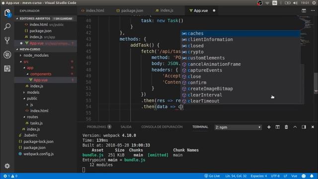 MEVN Curso - Mongodb, Express, Vuejs y Nodejs, Parte 2 - Frontend con Vuejs смотреть онлайн