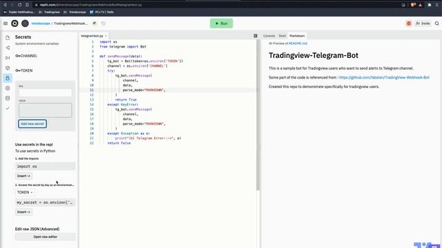 How to create simple web-hook to send alerts to Telegram смотреть онлайн