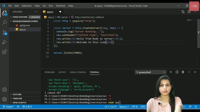 Sending Responses in Node.js | Request and Response in Node.js смотреть онлайн
