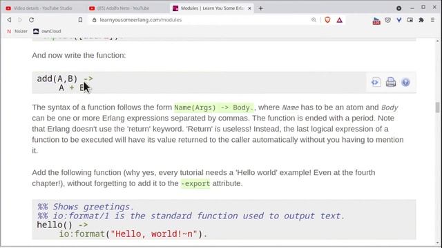 Aprenda um Pouco de Erlang para um Grande Bem 9: Atributos de Módulos смотреть онлайн