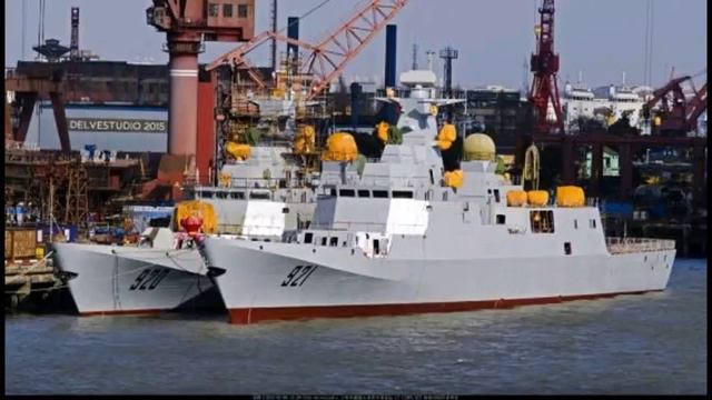 VP150218 068 В Китае спущен на воду второй корвет для ВМС смотреть онлайн