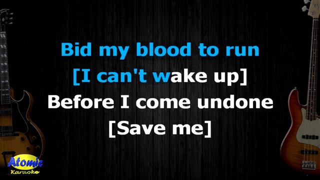 BRING ME TO LIFE - Evanescence (HD Karaoke) смотреть онлайн