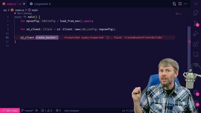 Call Amazon S3 APIs with AWS SDK for Rust | Rust Programming Tutorial for Developers смотреть онлайн