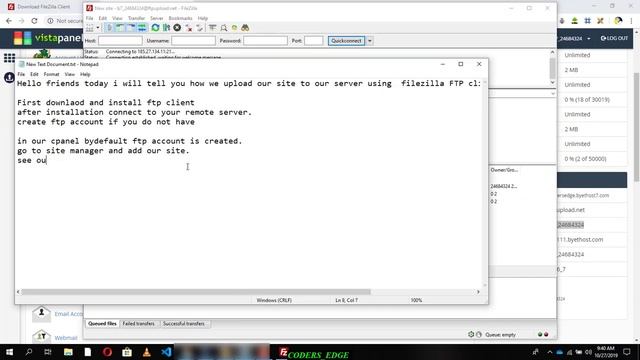 upload site using filezilla ftp client on server смотреть онлайн