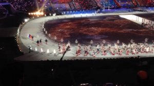 Выход сборной РОССИИ  (Открытия Олимпийских игр в Сочи 2014)