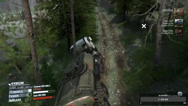 Stream_MudRunner: Карта «Orlov_sad_2019» . Автор: RAMAXA. смотреть онлайн