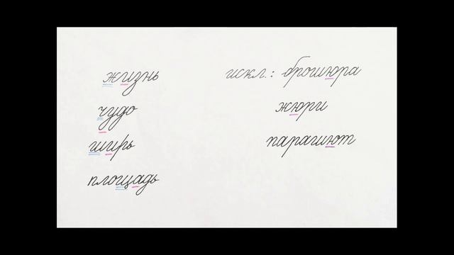 Русский язык - И, У, А после шипящих смотреть онлайн