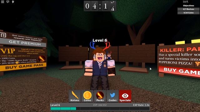 CODE FOR THE RUSTY DAGGER KNIFE in SURVIVE THE KILLER | Roblox смотреть онлайн