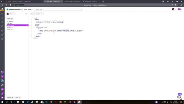 Кликер html, js и css - часть 1 смотреть онлайн