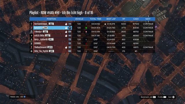 【GTA5】RaceDayWednesday #445 Asia ReRun смотреть онлайн