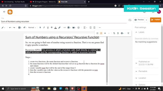 Sum of Numbers using recursion in Kotlin | JaksonDakson смотреть онлайн