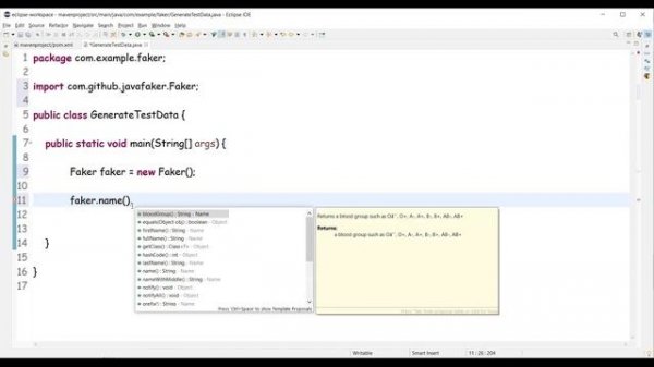 How To Generate Test Data Using Java Faker Library | Java Faker API