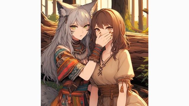 ASMR Story - Wolf Girl's Breath Holding Game [covering mouth] [breathplay] смотреть онлайн