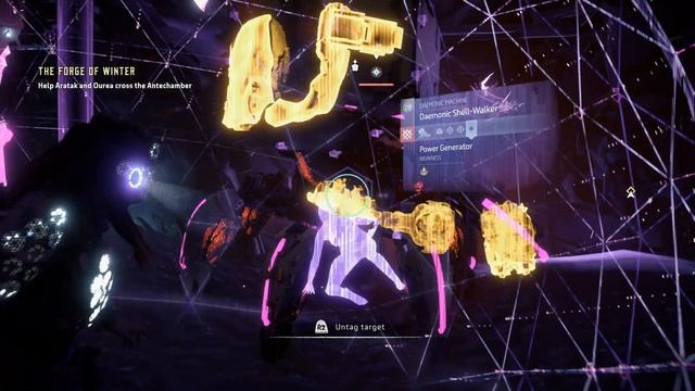 Horizon Zero Dawn Forge of Winter Override Help Aratak and Ourea Cross Antechamber First Part смотреть онлайн