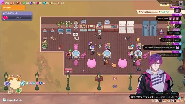 【CAT CAFE MANAGER】Arwel dating sim【NIJISANJI EN | Uki Violeta】 смотреть онлайн