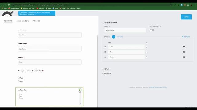 WordPress Ninja form feedback survey form. Get feedback using Ninja form. смотреть онлайн