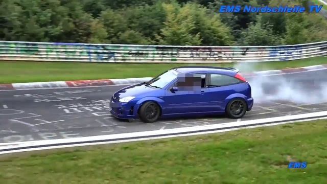 Ford Focus RS MK1 Fail Nürburgring Nordschleife Touristenfahrten 2017 смотреть онлайн