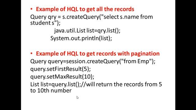 Query Interface in Hibernate Framework Session V смотреть онлайн