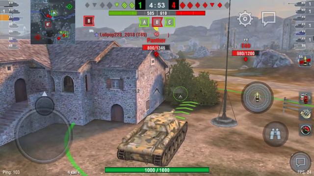 WOT blitz Обзор честной игры, статистика боя в конце. смотреть онлайн