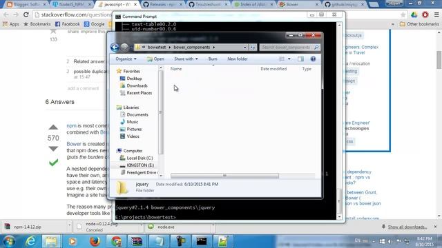 Portable Installation of Node.js, npm, Git, Bower, Grunt, Yeoman on an USB Flash drive смотреть онлайн