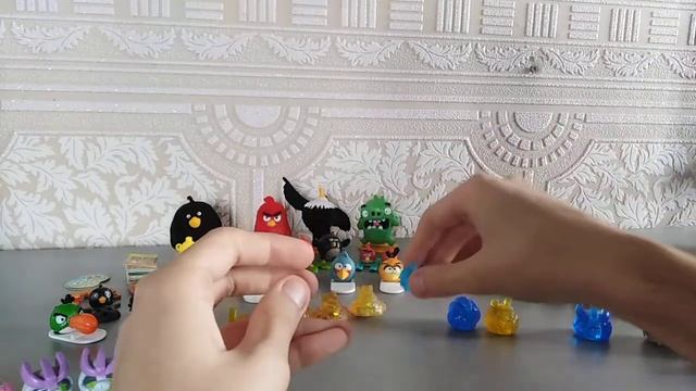 Моя киндер коллекция Энгри Бердс. My kinder collection Angry Birds. ? смотреть онлайн