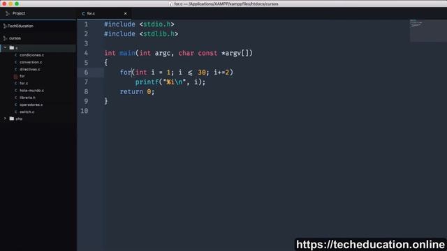 Curso de C - Ciclo For смотреть онлайн