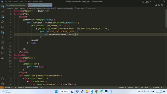 Laravel Proyek #190 Menampilkan Loading Laravel Queue Job Bagian 3 смотреть онлайн
