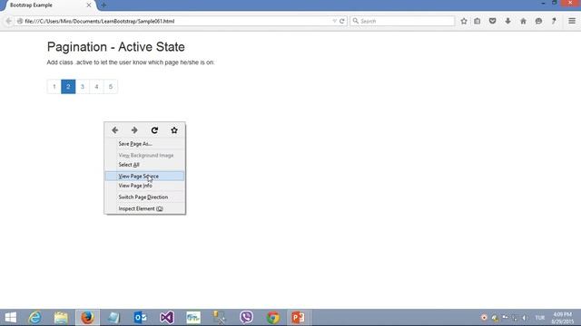 Bootstrap Pagination смотреть онлайн