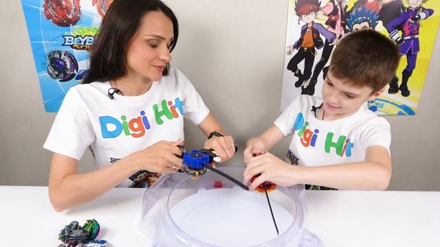 Обзор нового БейБлейд Космо Волтраек (Cosmo Valyrie). Распаковка и сражение с другими волчками. смотреть онлайн