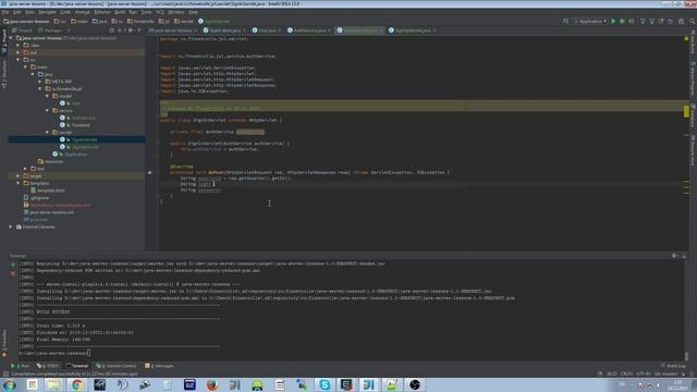 Разработка веб-сервиса на Java - решение 2 задачи смотреть онлайн