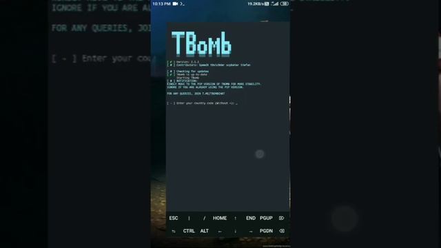Call+SMS+Mail bombing tool for all countries ||TBOMB tool #Hacker #termux смотреть онлайн