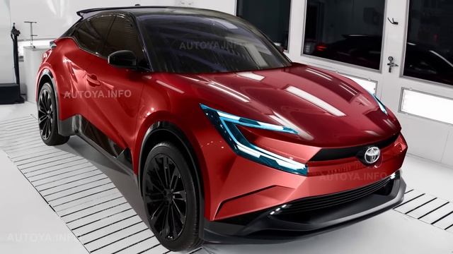 2024 Toyota C-HR - FIRST LOOK at New Mid-size SUV in Our Render based on Recent 2023 EV Concept смотреть онлайн