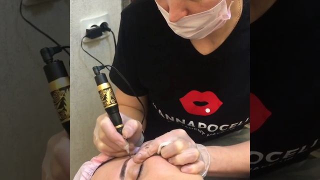 Базовое обучение перманентному макияжу #ANNAPOCELUI смотреть онлайн