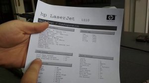 Как узнать пробег принтера (количество напечатанных страниц) на примере HP 1010