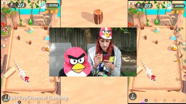 LETS PLAY Angry Birds Action the new Angry Birds Game from the Angry Birds Movie смотреть онлайн