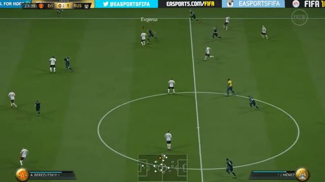 FIFA 16 Ultimate Team Eric Cantona - Russia Team [FIFA 16 гол с пенальти] 1 тайм #13 смотреть онлайн