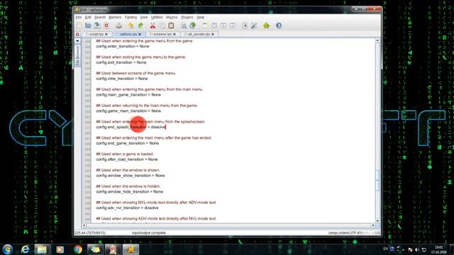 RenPy Урок 14 часть 1 - серия уроков "Моя первая визуальная новелла" (Заставка) смотреть онлайн