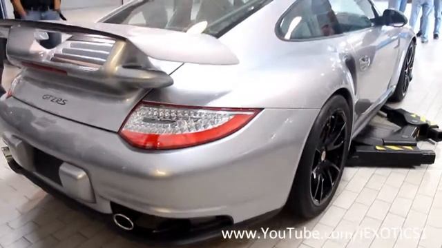 Gray Porsche 997 GT2 RS смотреть онлайн