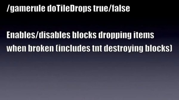 Minecraft Gamerule Commands 1.7.2