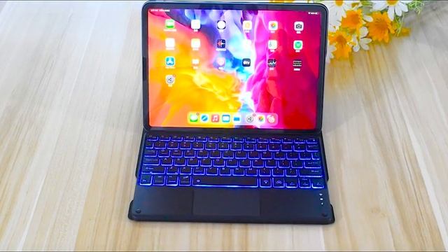 Magnetic Keyboard case for iPad Pro 11 12.9 and Air 4 2020 смотреть онлайн