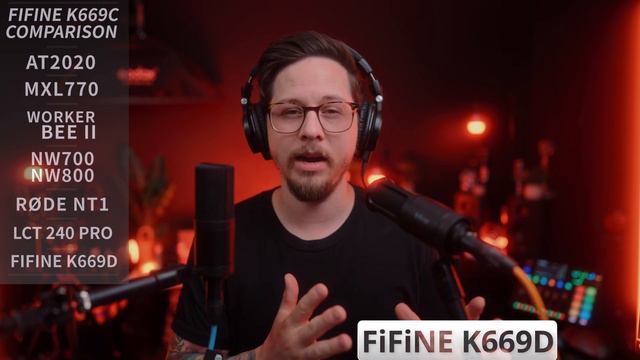 FiFine K669C XLR Condenser Mic Test / Review (vs K669D, AT2020, MXL770, NW700, & More)