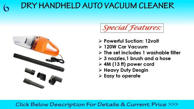 Best Vacuum Cleaner For Car || Top 10 Best Portable Car Vacuums смотреть онлайн